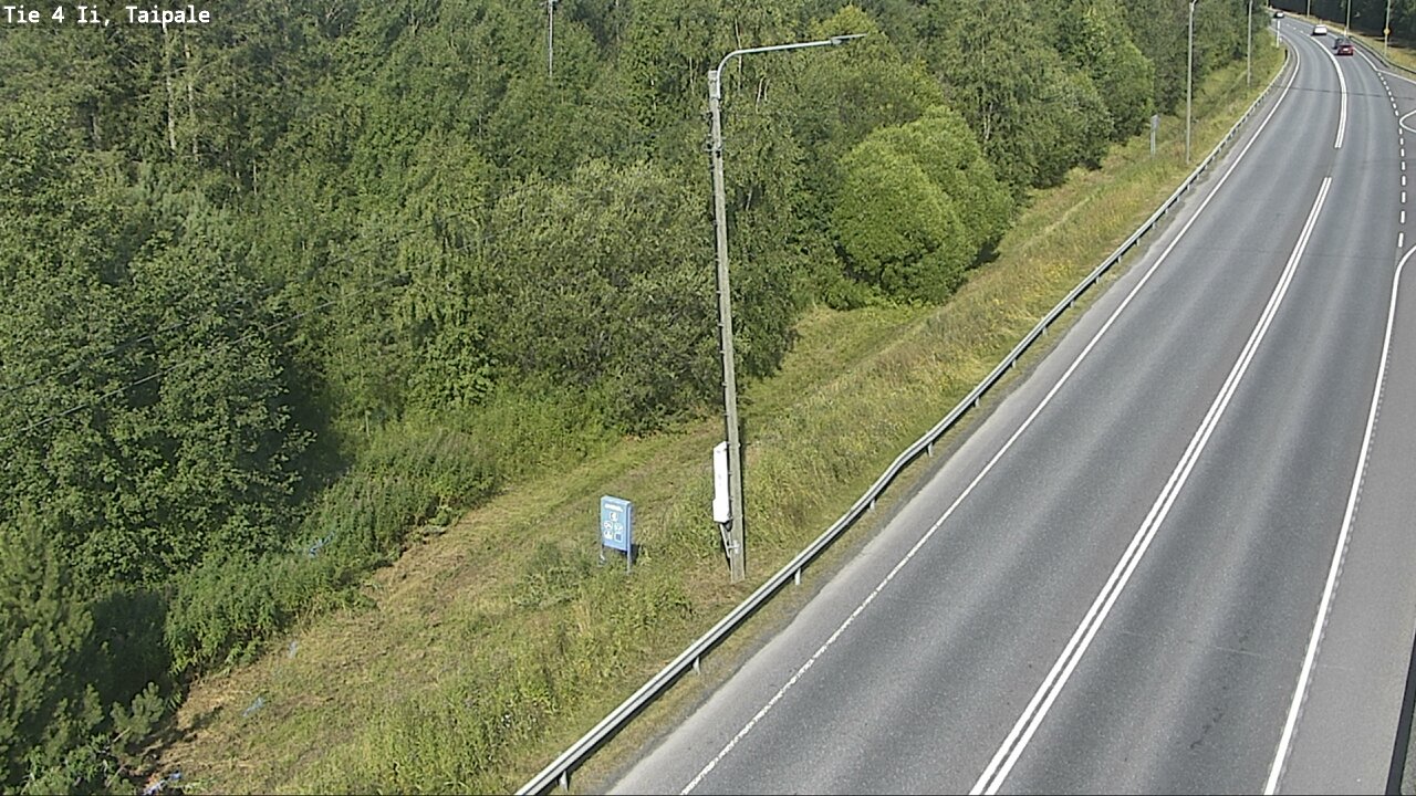 Weather Camera Image Road 4 Ii, Taipale, Ii, Pohjois-Pohjanmaa