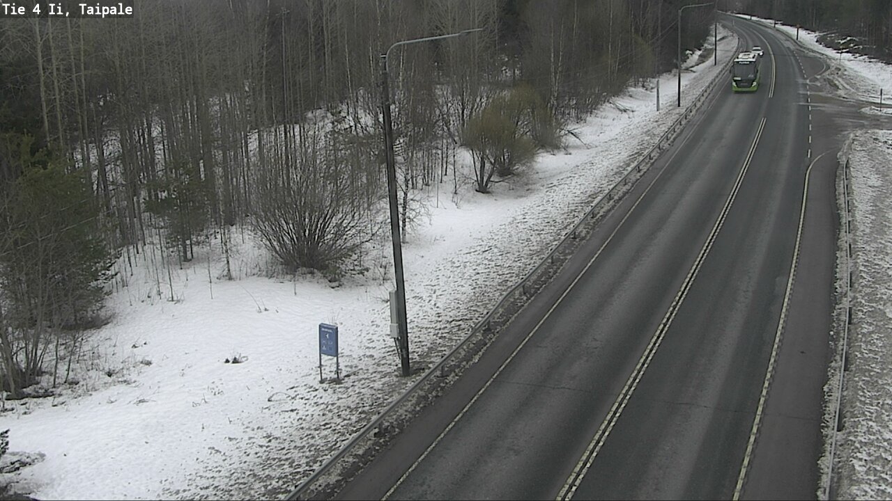 Weather Camera Image Road 4 Ii, Taipale, Ii, Pohjois-Pohjanmaa