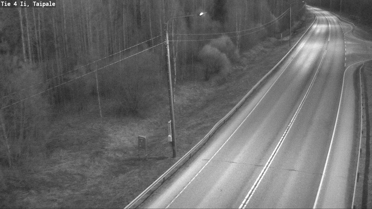 Weather Camera Image Road 4 Ii, Taipale, Ii, Pohjois-Pohjanmaa