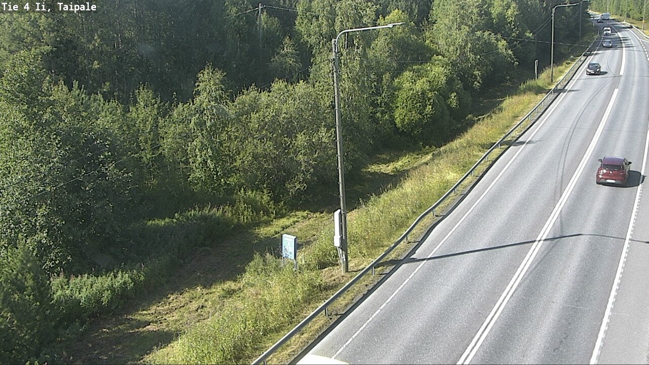 Weather Camera Image Road 4 Ii, Taipale, Ii, Pohjois-Pohjanmaa