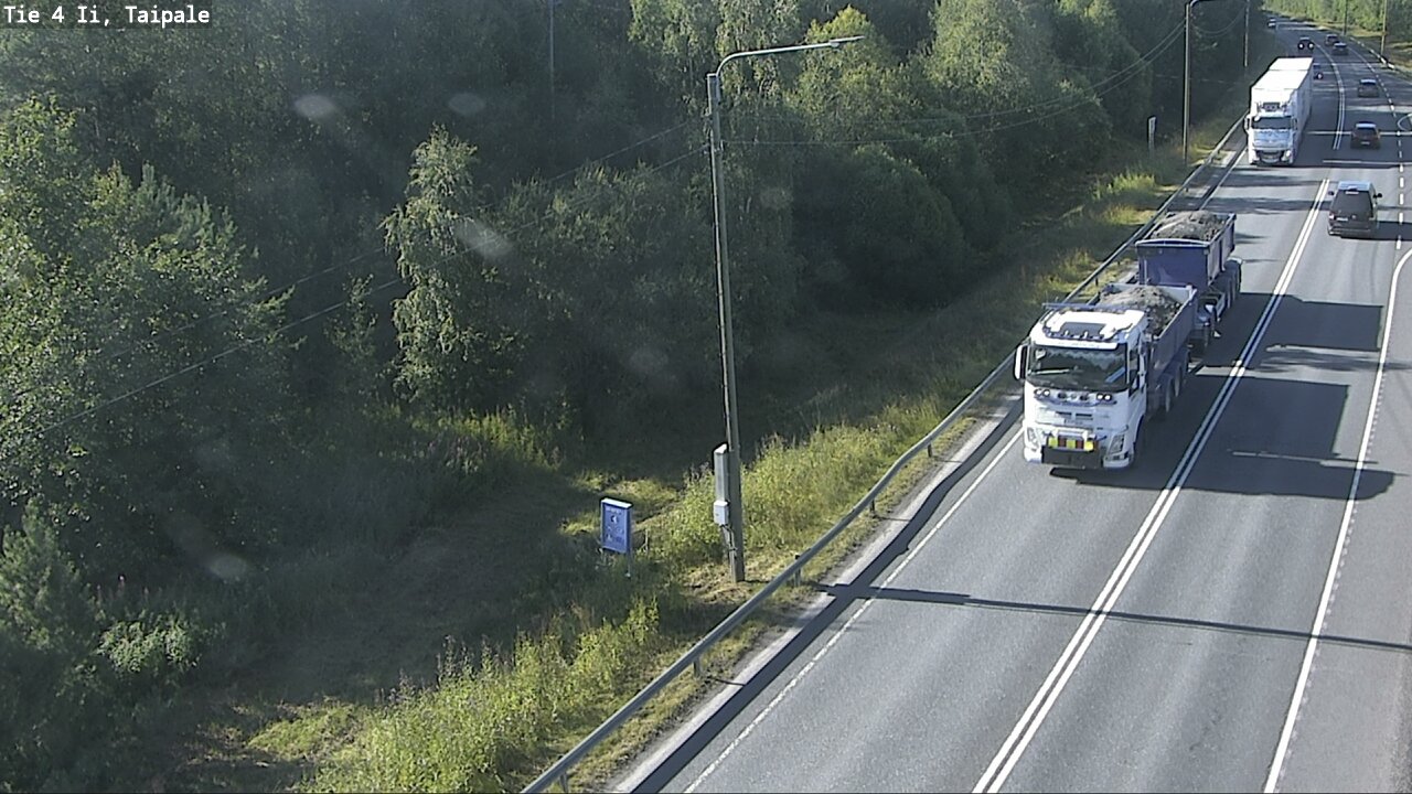 Weather Camera Image Road 4 Ii, Taipale, Ii, Pohjois-Pohjanmaa