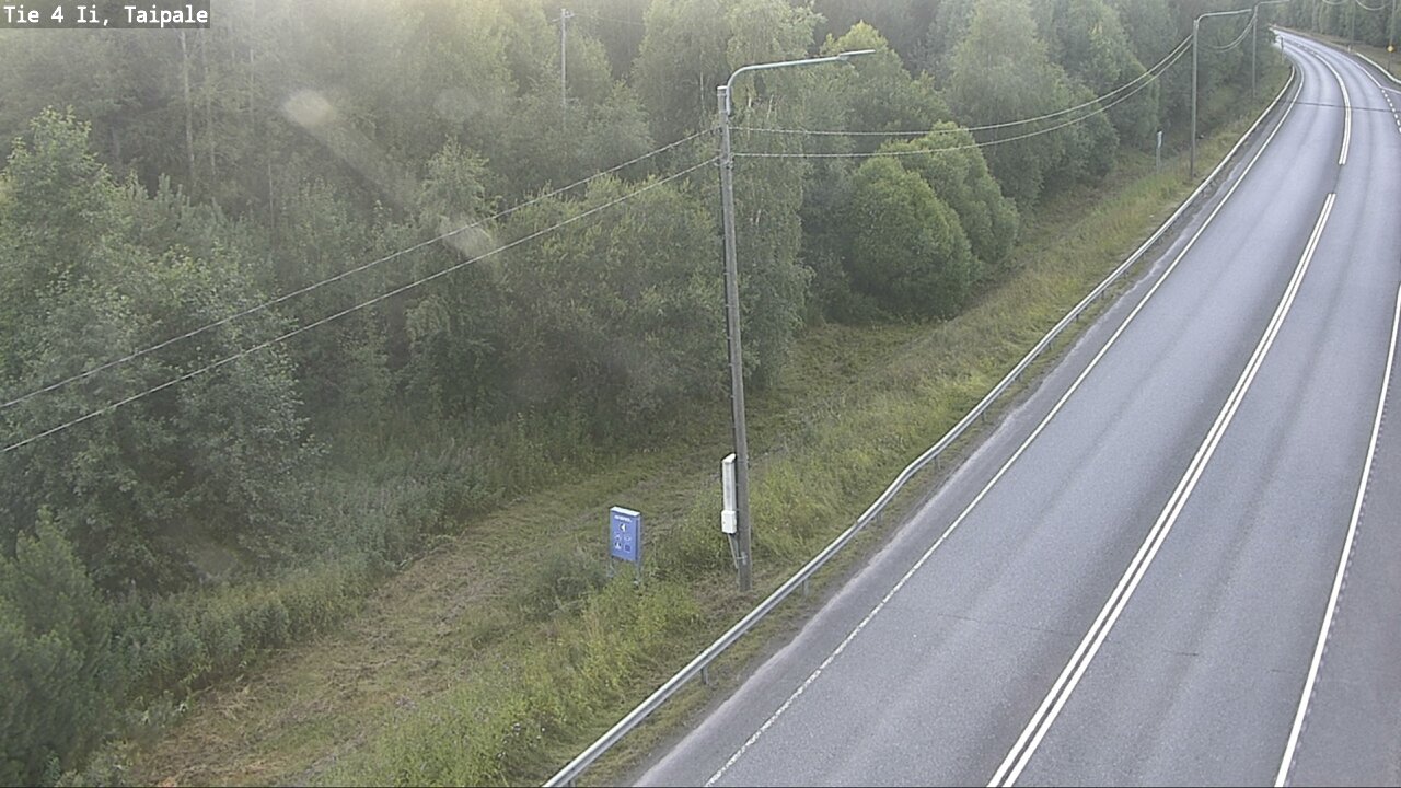 Weather Camera Image Road 4 Ii, Taipale, Ii, Pohjois-Pohjanmaa