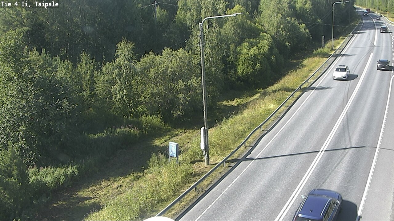 Weather Camera Image Road 4 Ii, Taipale, Ii, Pohjois-Pohjanmaa