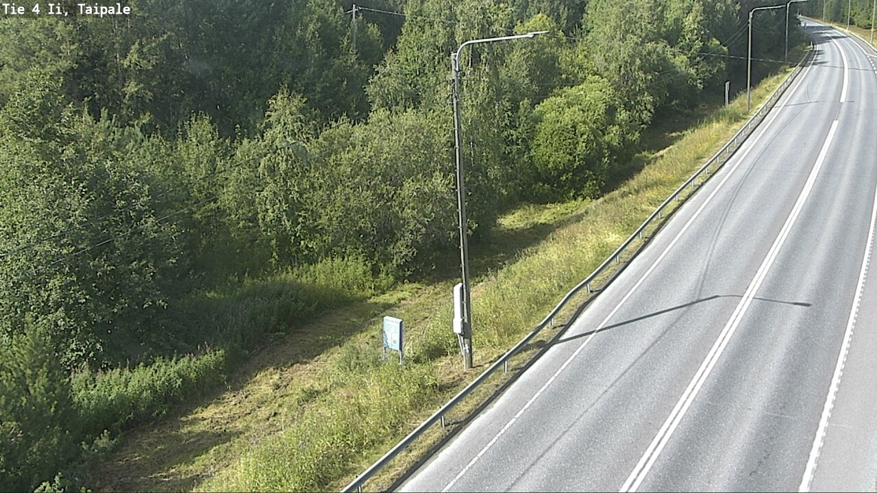 Weather Camera Image Road 4 Ii, Taipale, Ii, Pohjois-Pohjanmaa