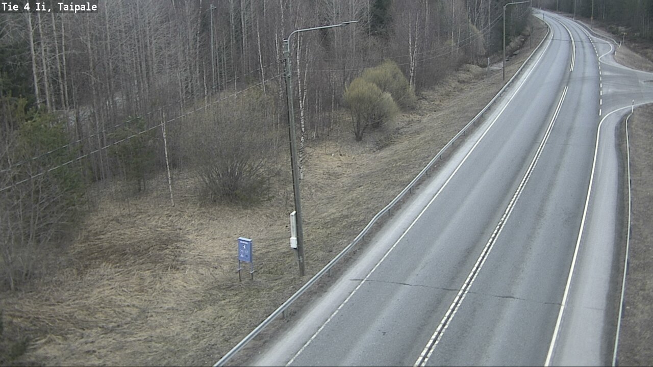 Weather Camera Image Road 4 Ii, Taipale, Ii, Pohjois-Pohjanmaa