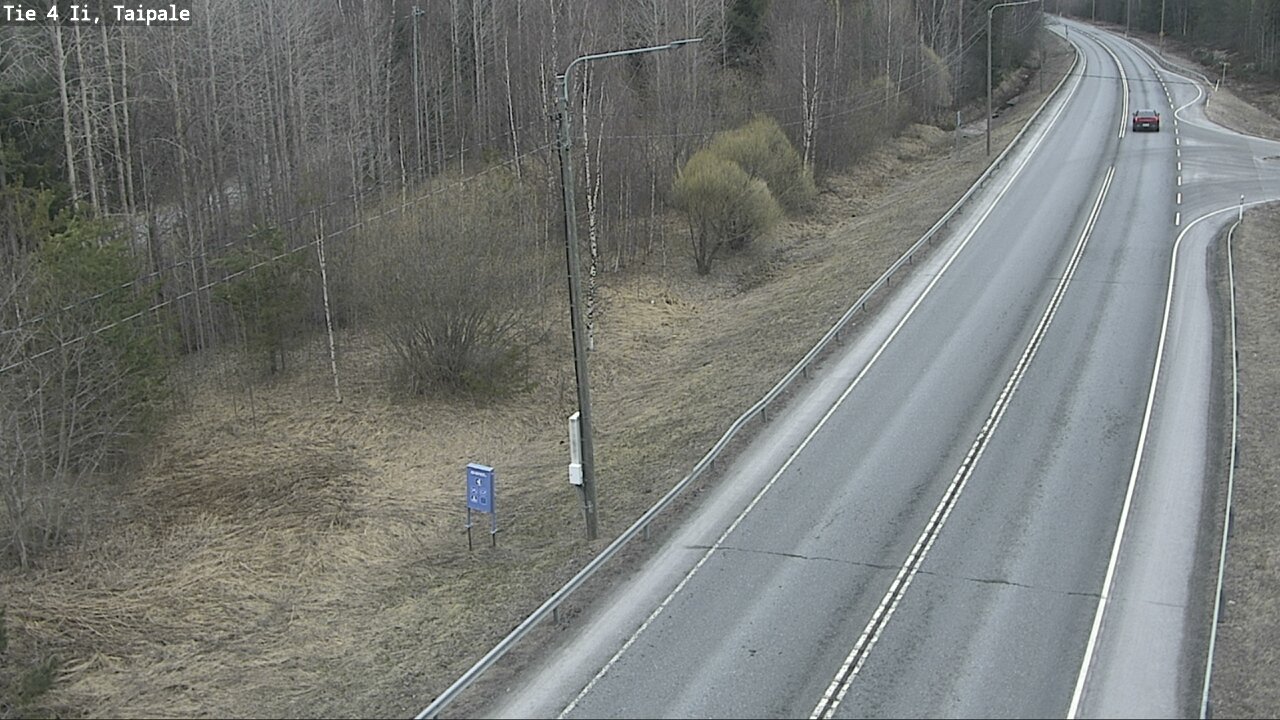 Weather Camera Image Road 4 Ii, Taipale, Ii, Pohjois-Pohjanmaa