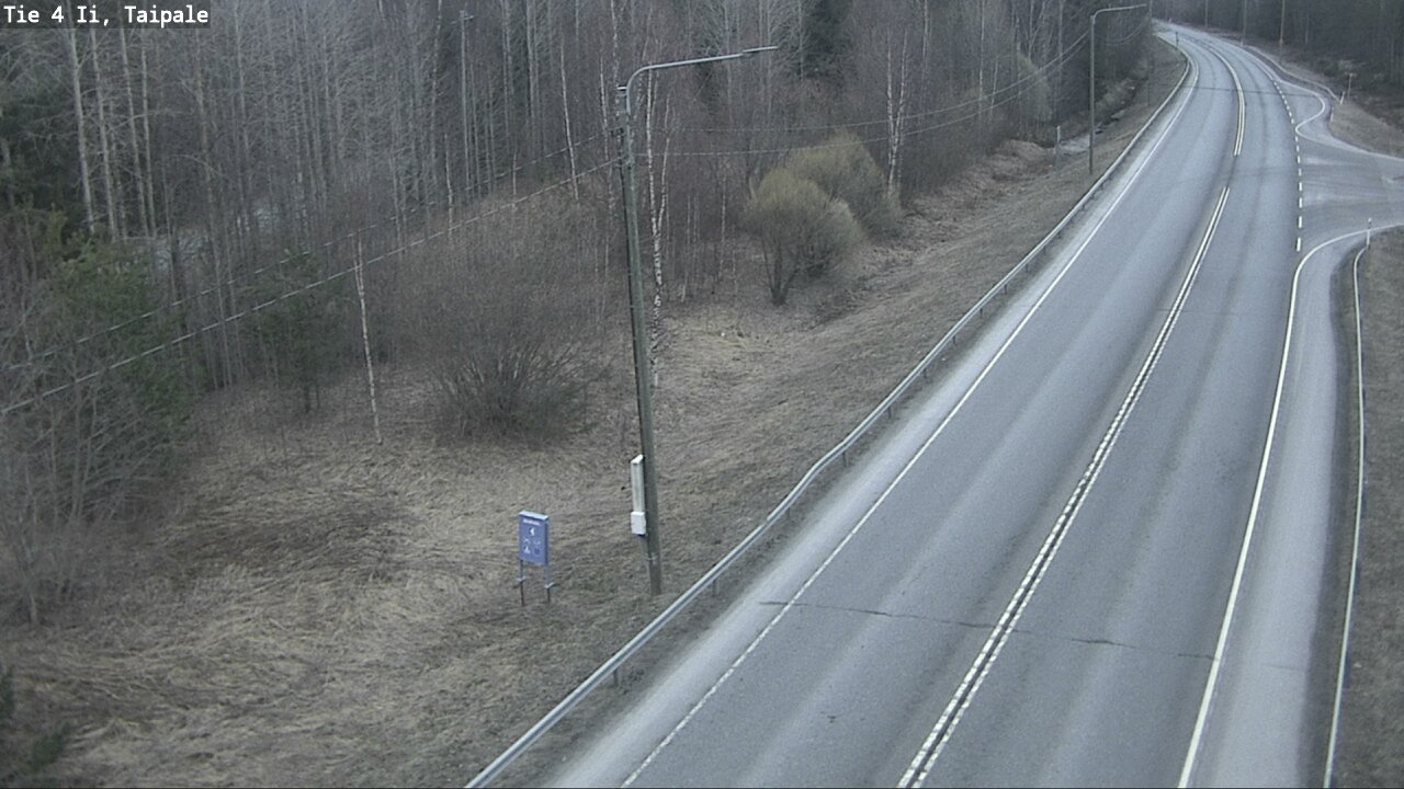 Weather Camera Image Road 4 Ii, Taipale, Ii, Pohjois-Pohjanmaa