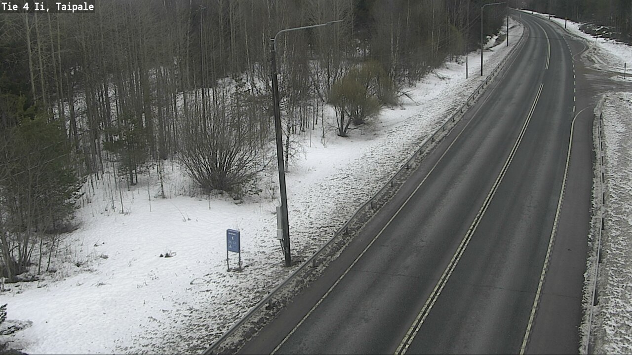 Weather Camera Image Road 4 Ii, Taipale, Ii, Pohjois-Pohjanmaa