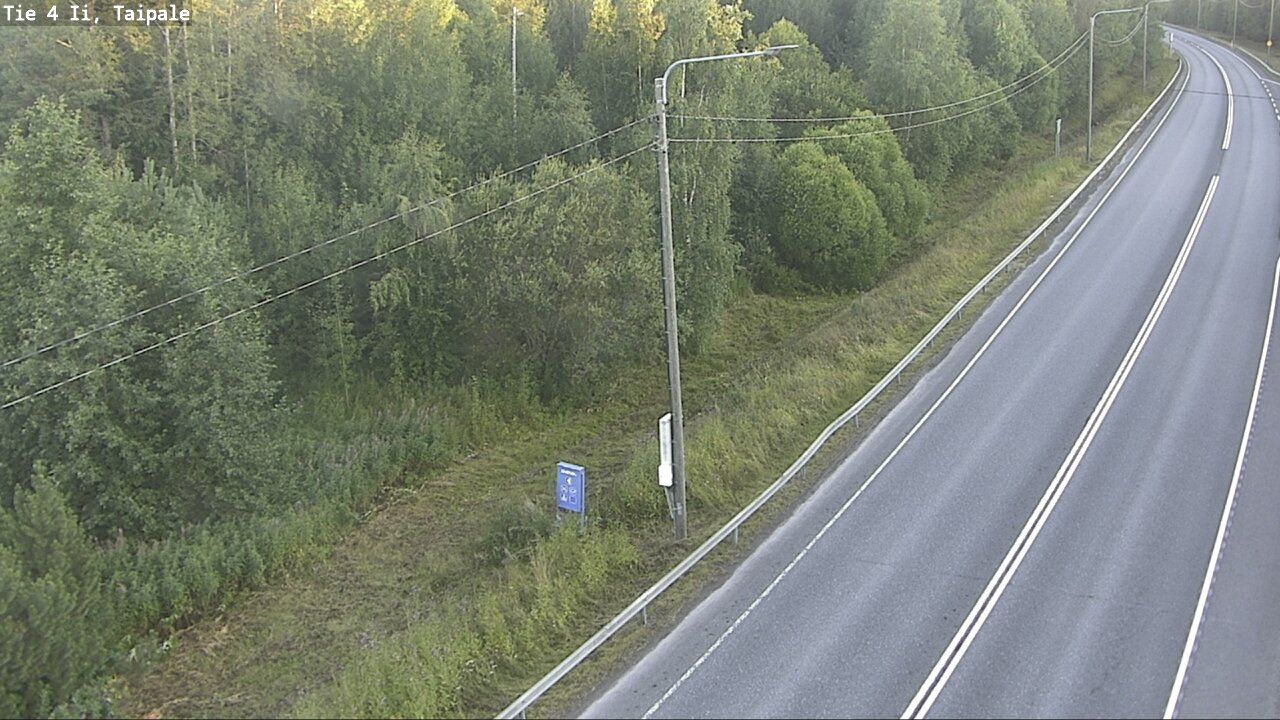 Weather Camera Image Road 4 Ii, Taipale, Ii, Pohjois-Pohjanmaa