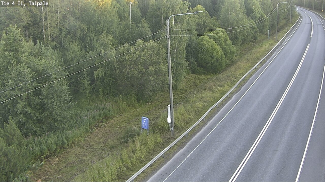 Weather Camera Image Road 4 Ii, Taipale, Ii, Pohjois-Pohjanmaa