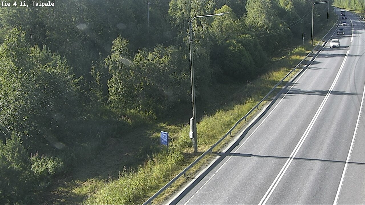 Weather Camera Image Road 4 Ii, Taipale, Ii, Pohjois-Pohjanmaa