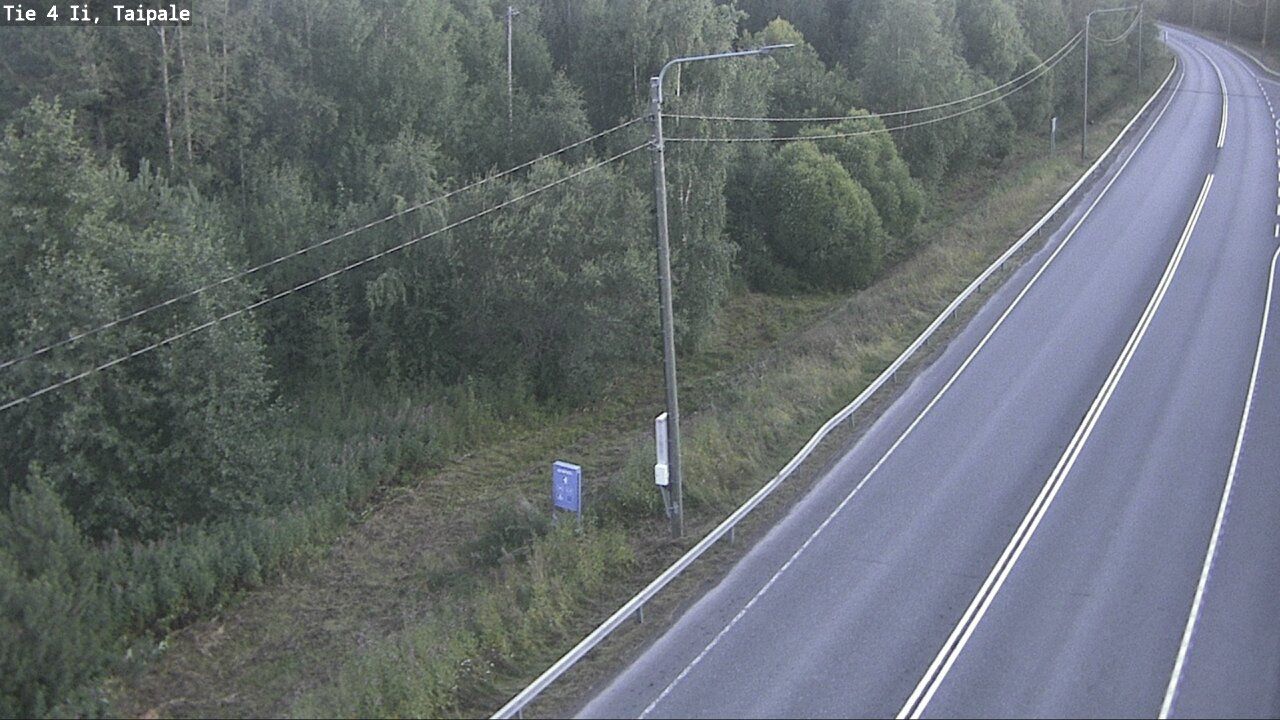 Weather Camera Image Road 4 Ii, Taipale, Ii, Pohjois-Pohjanmaa