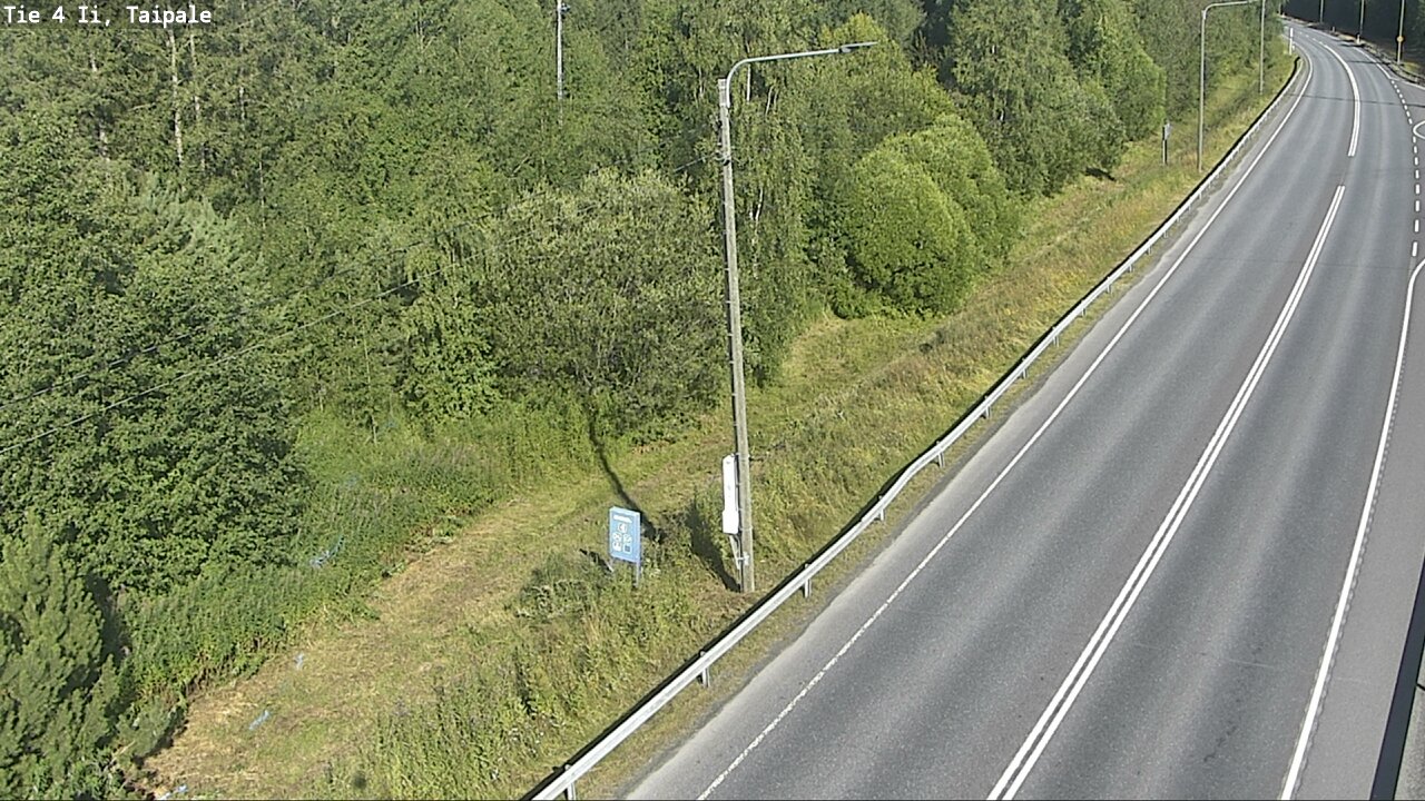 Weather Camera Image Road 4 Ii, Taipale, Ii, Pohjois-Pohjanmaa