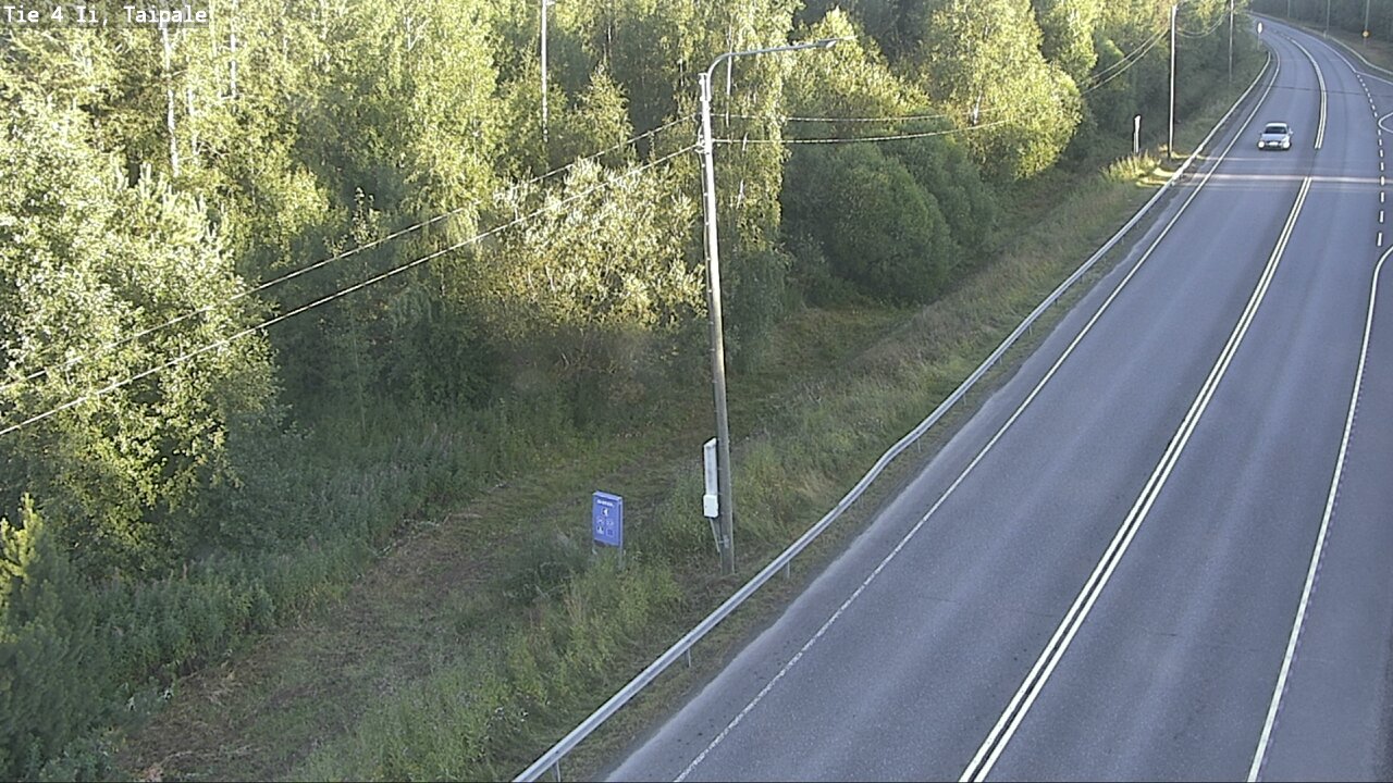 Weather Camera Image Road 4 Ii, Taipale, Ii, Pohjois-Pohjanmaa