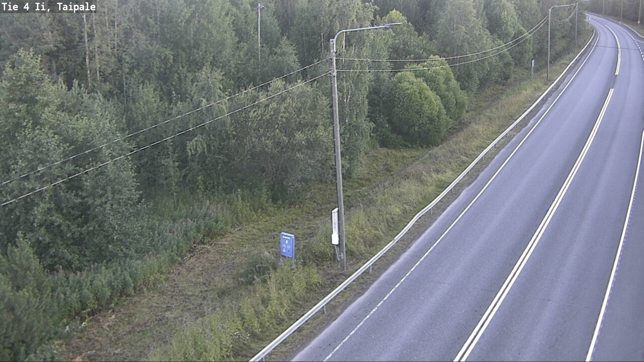 Weather Camera Image Road 4 Ii, Taipale, Ii, Pohjois-Pohjanmaa