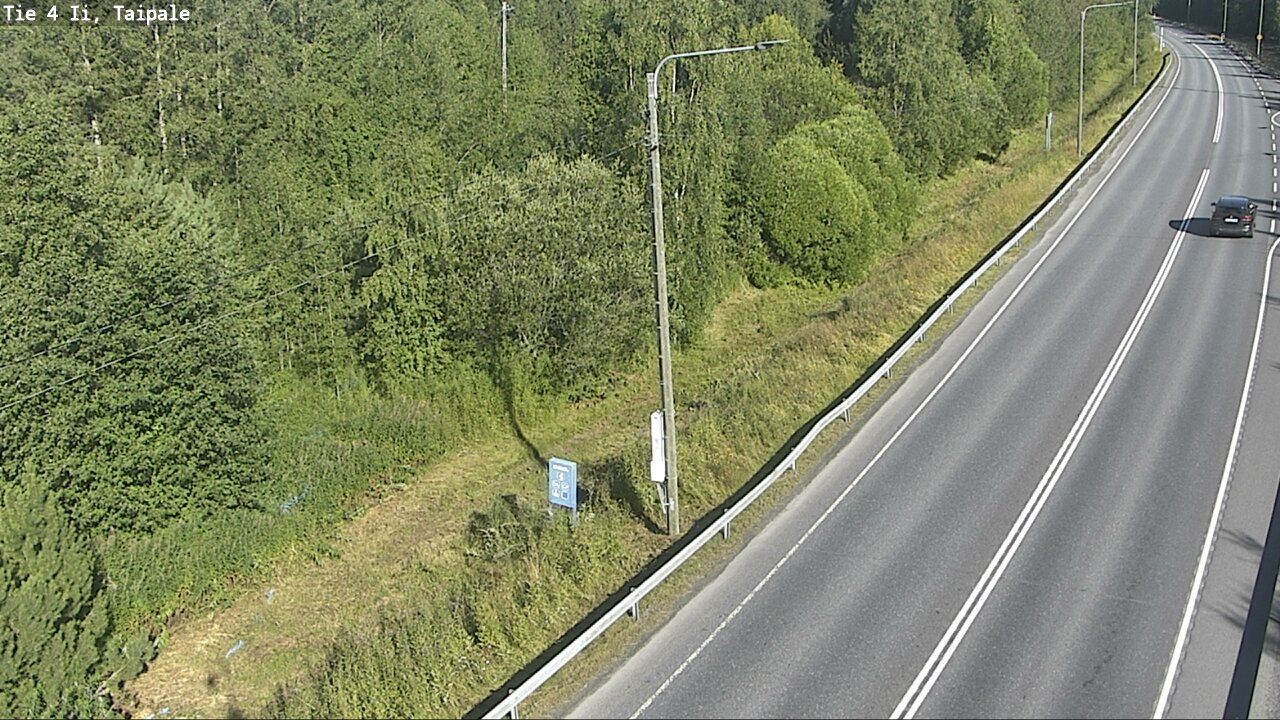 Weather Camera Image Road 4 Ii, Taipale, Ii, Pohjois-Pohjanmaa