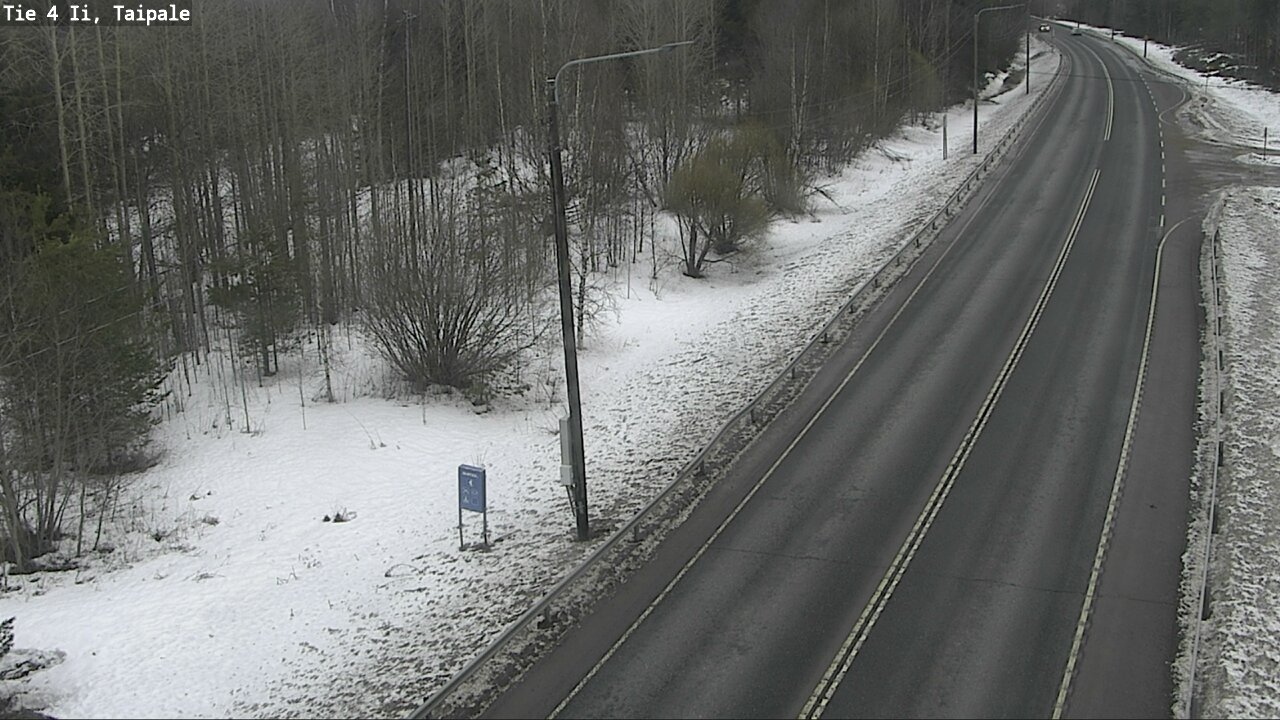Weather Camera Image Road 4 Ii, Taipale, Ii, Pohjois-Pohjanmaa