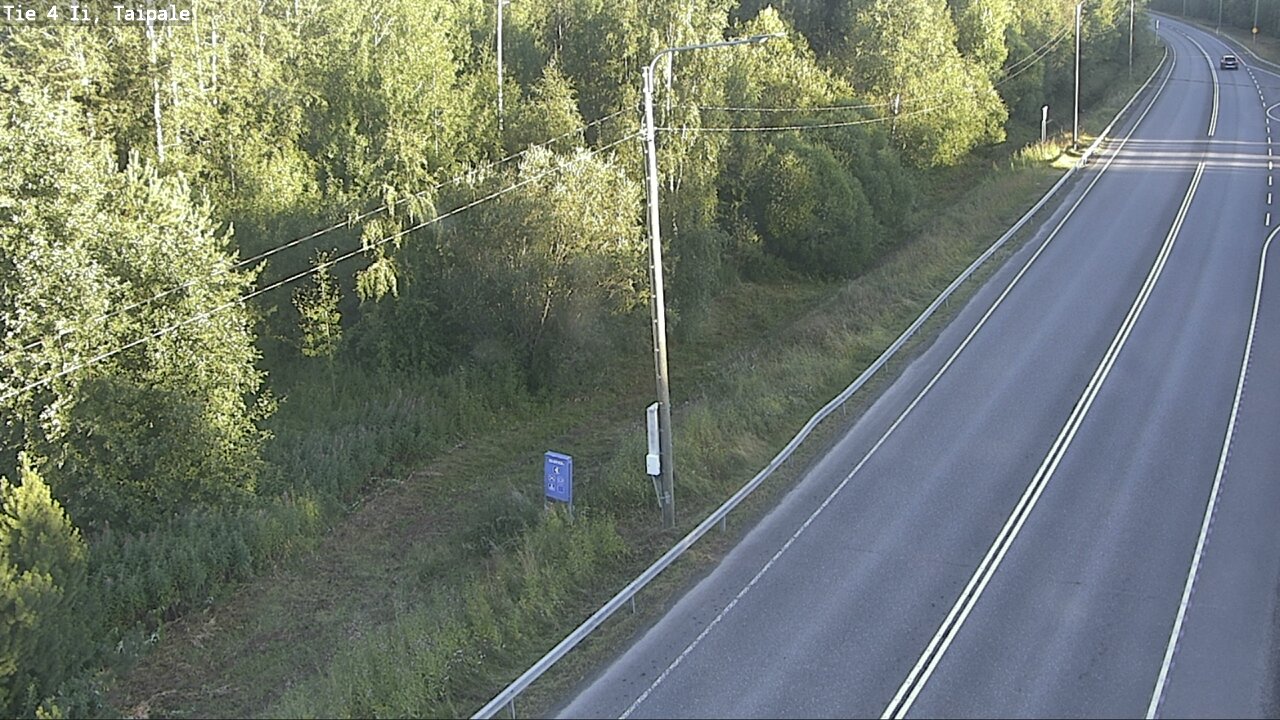 Weather Camera Image Road 4 Ii, Taipale, Ii, Pohjois-Pohjanmaa