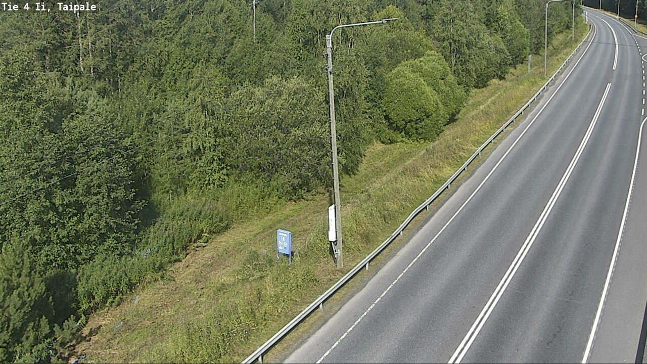 Weather Camera Image Road 4 Ii, Taipale, Ii, Pohjois-Pohjanmaa