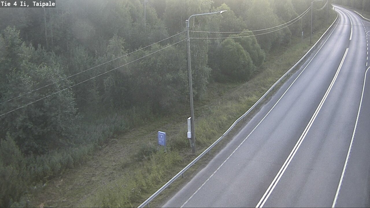 Weather Camera Image Road 4 Ii, Taipale, Ii, Pohjois-Pohjanmaa