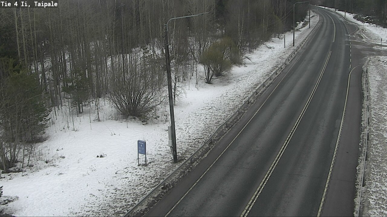 Weather Camera Image Road 4 Ii, Taipale, Ii, Pohjois-Pohjanmaa