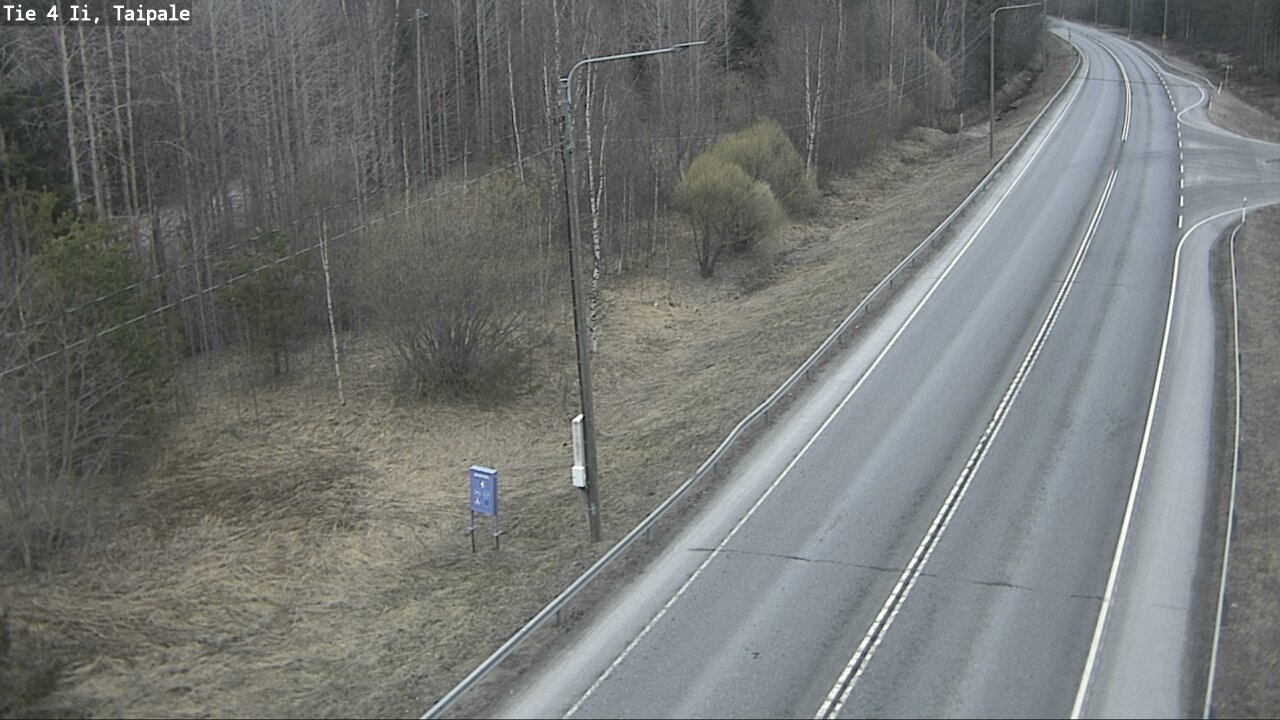 Weather Camera Image Road 4 Ii, Taipale, Ii, Pohjois-Pohjanmaa