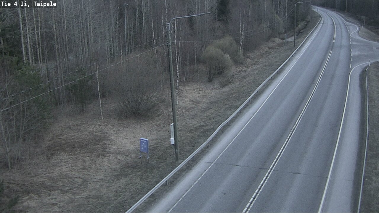 Weather Camera Image Road 4 Ii, Taipale, Ii, Pohjois-Pohjanmaa