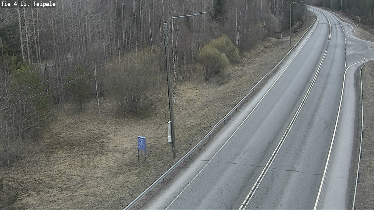 Weather Camera Image Väg 4 Ijo, Taipale, Ii, Pohjois-Pohjanmaa