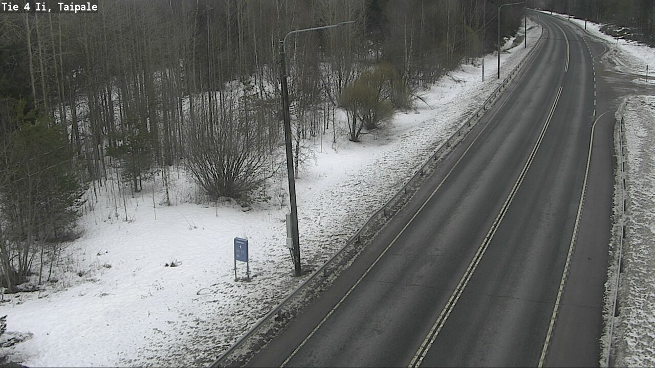 Weather Camera Image Road 4 Ii, Taipale, Ii, Pohjois-Pohjanmaa