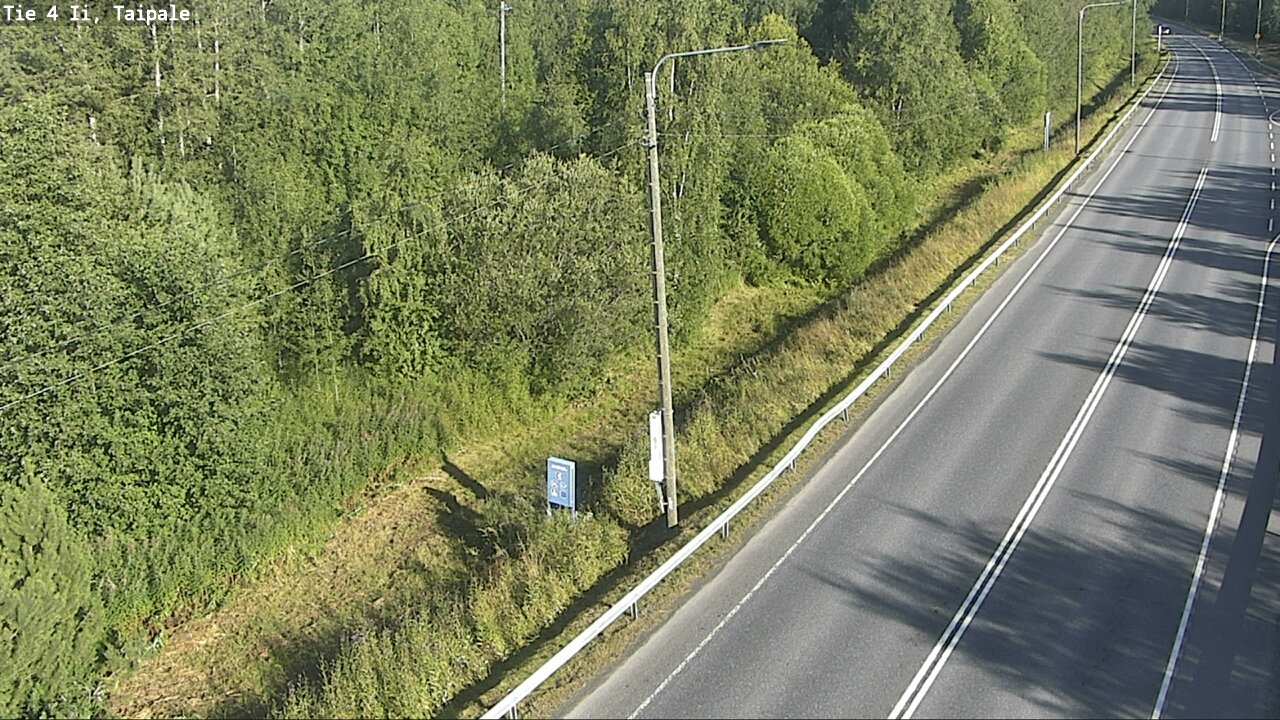 Weather Camera Image Road 4 Ii, Taipale, Ii, Pohjois-Pohjanmaa