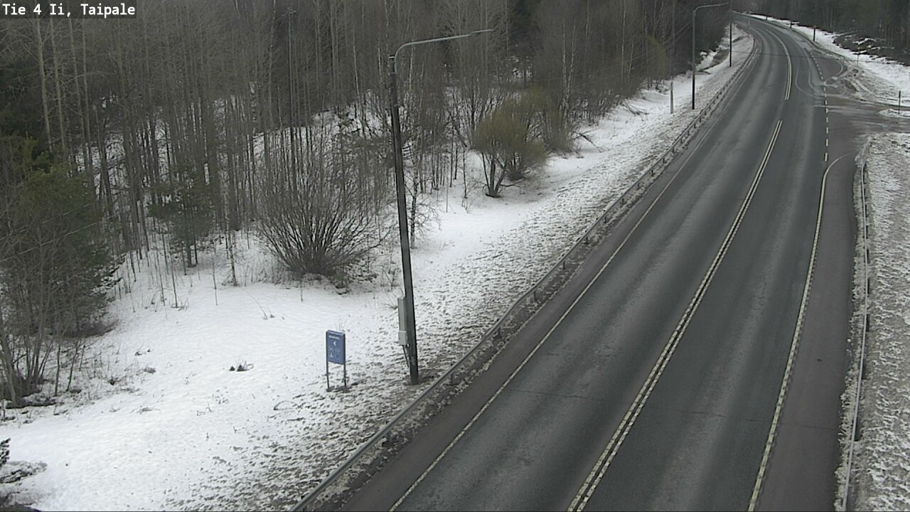 Weather Camera Image Road 4 Ii, Taipale, Ii, Pohjois-Pohjanmaa