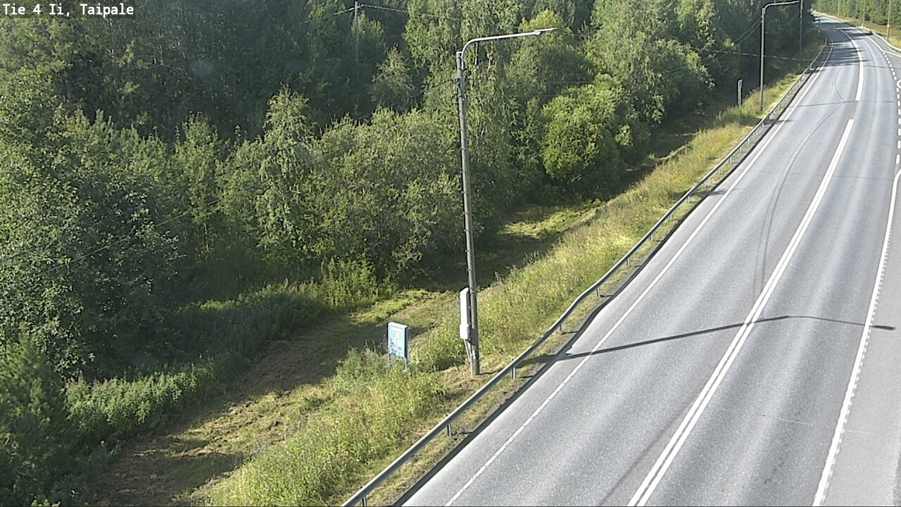 Weather Camera Image Road 4 Ii, Taipale, Ii, Pohjois-Pohjanmaa