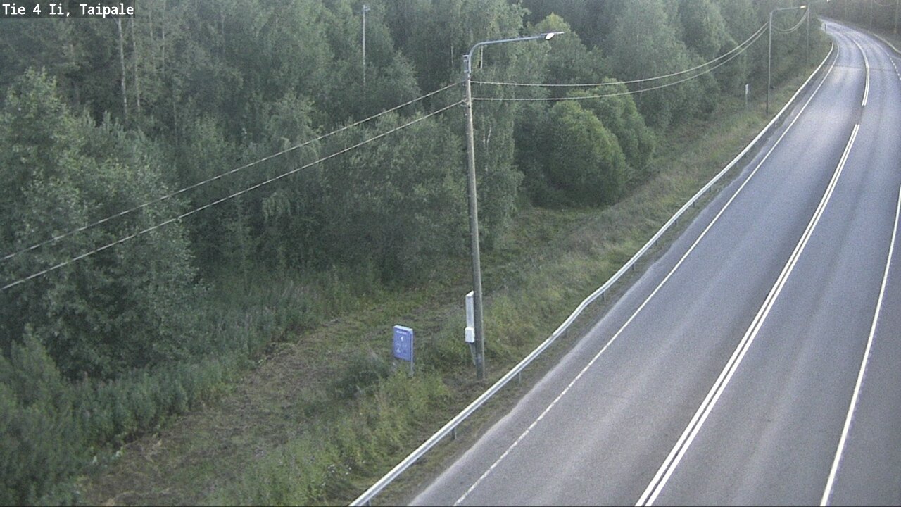 Weather Camera Image Road 4 Ii, Taipale, Ii, Pohjois-Pohjanmaa