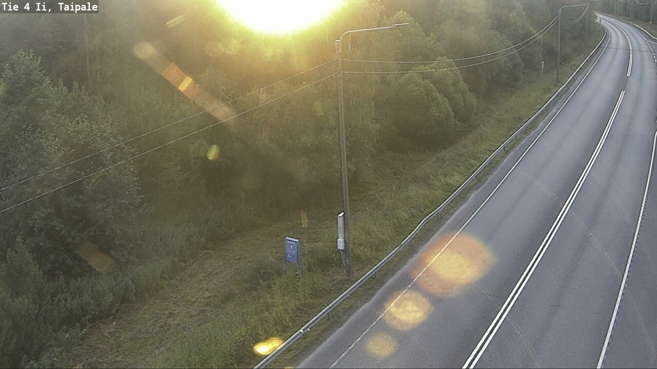 Weather Camera Image Road 4 Ii, Taipale, Ii, Pohjois-Pohjanmaa