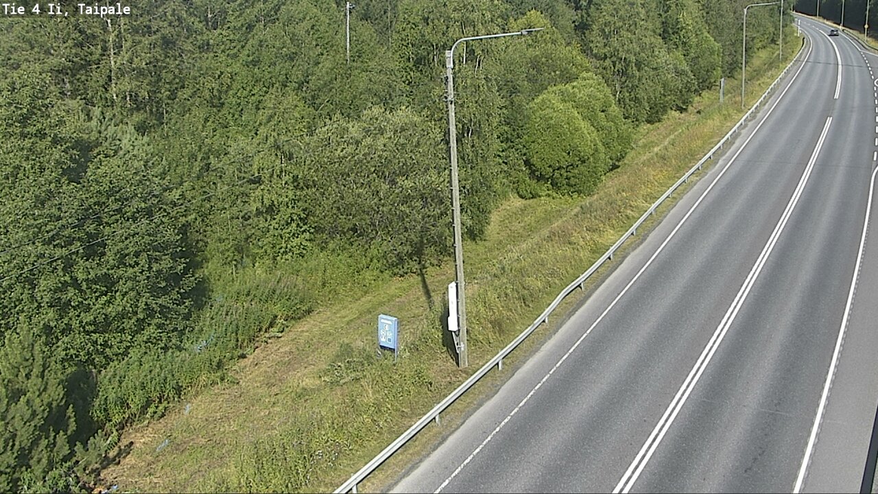 Weather Camera Image Road 4 Ii, Taipale, Ii, Pohjois-Pohjanmaa