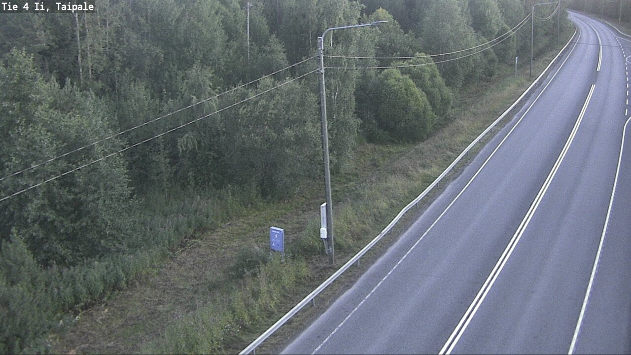 Weather Camera Image Road 4 Ii, Taipale, Ii, Pohjois-Pohjanmaa