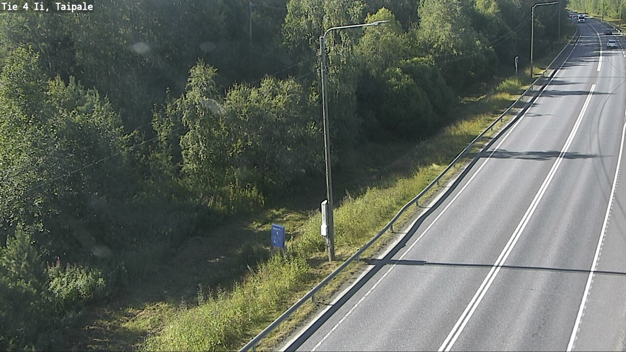 Weather Camera Image Road 4 Ii, Taipale, Ii, Pohjois-Pohjanmaa