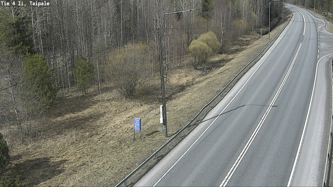 Weather Camera Image Road 4 Ii, Taipale, Ii, Pohjois-Pohjanmaa