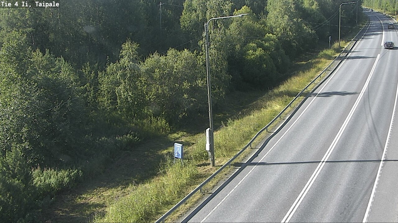Weather Camera Image Road 4 Ii, Taipale, Ii, Pohjois-Pohjanmaa