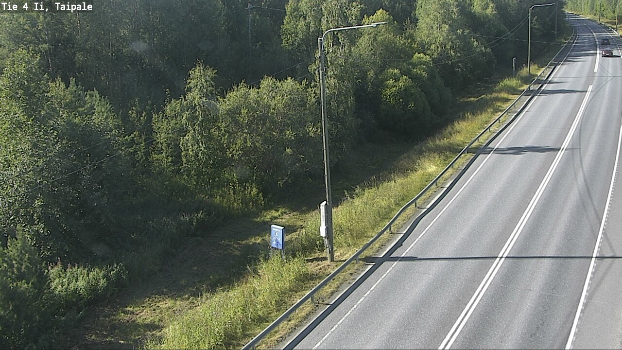 Weather Camera Image Road 4 Ii, Taipale, Ii, Pohjois-Pohjanmaa