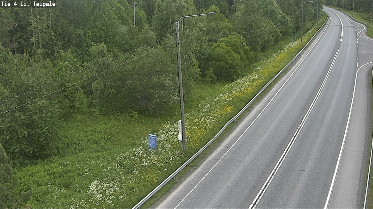 Weather Camera Image Road 4 Ii, Taipale, Ii, Pohjois-Pohjanmaa
