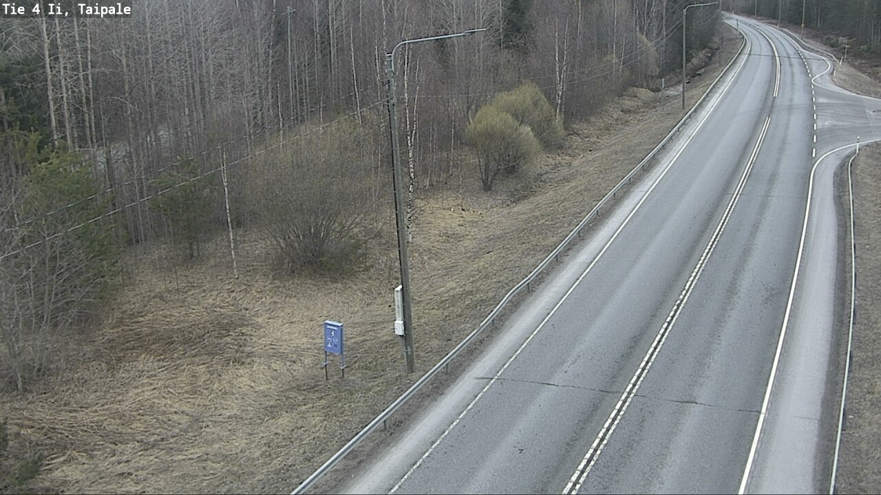 Weather Camera Image Road 4 Ii, Taipale, Ii, Pohjois-Pohjanmaa