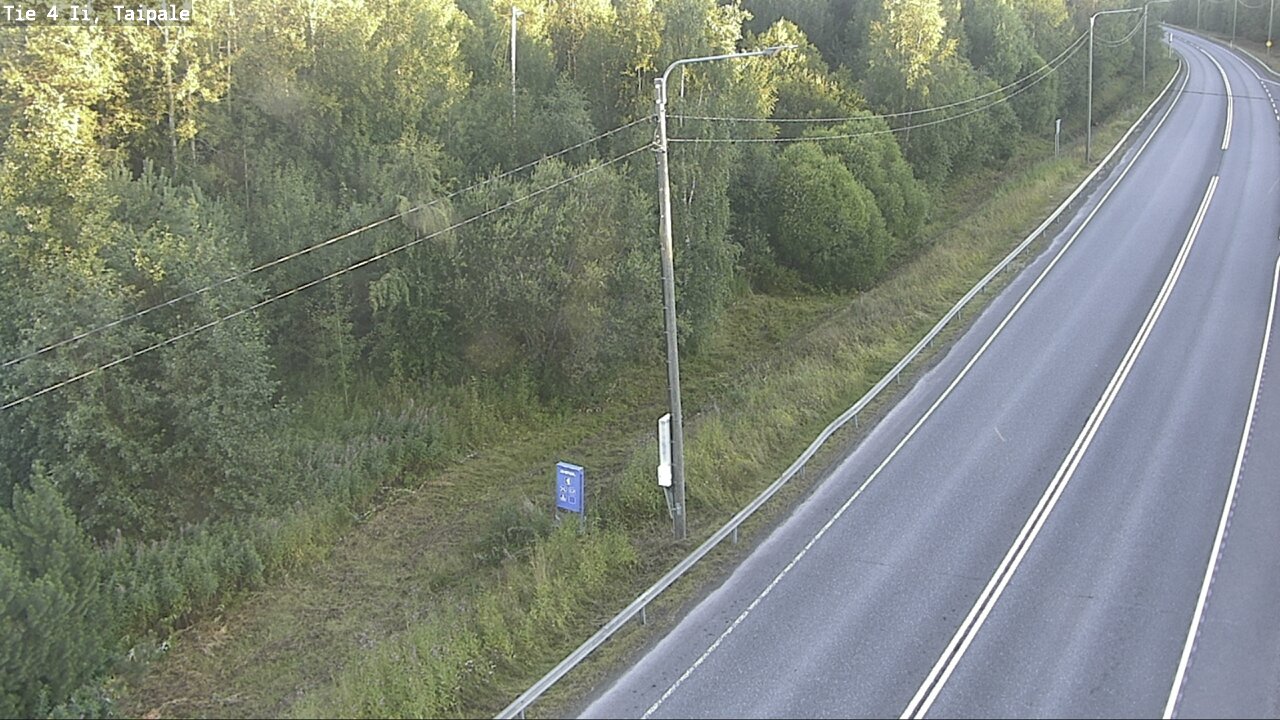 Weather Camera Image Road 4 Ii, Taipale, Ii, Pohjois-Pohjanmaa