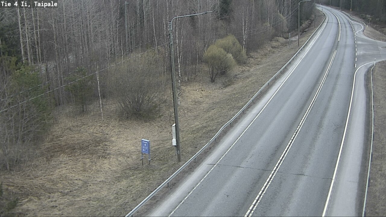 Weather Camera Image Road 4 Ii, Taipale, Ii, Pohjois-Pohjanmaa
