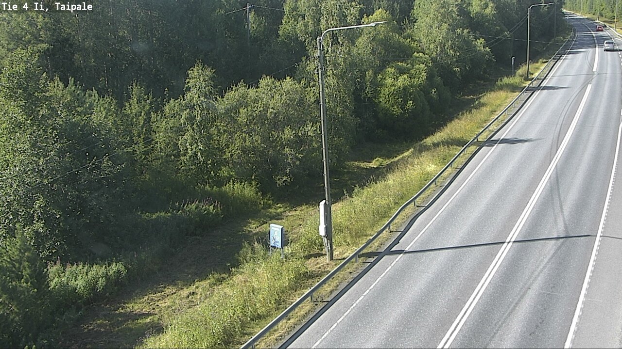 Weather Camera Image Road 4 Ii, Taipale, Ii, Pohjois-Pohjanmaa