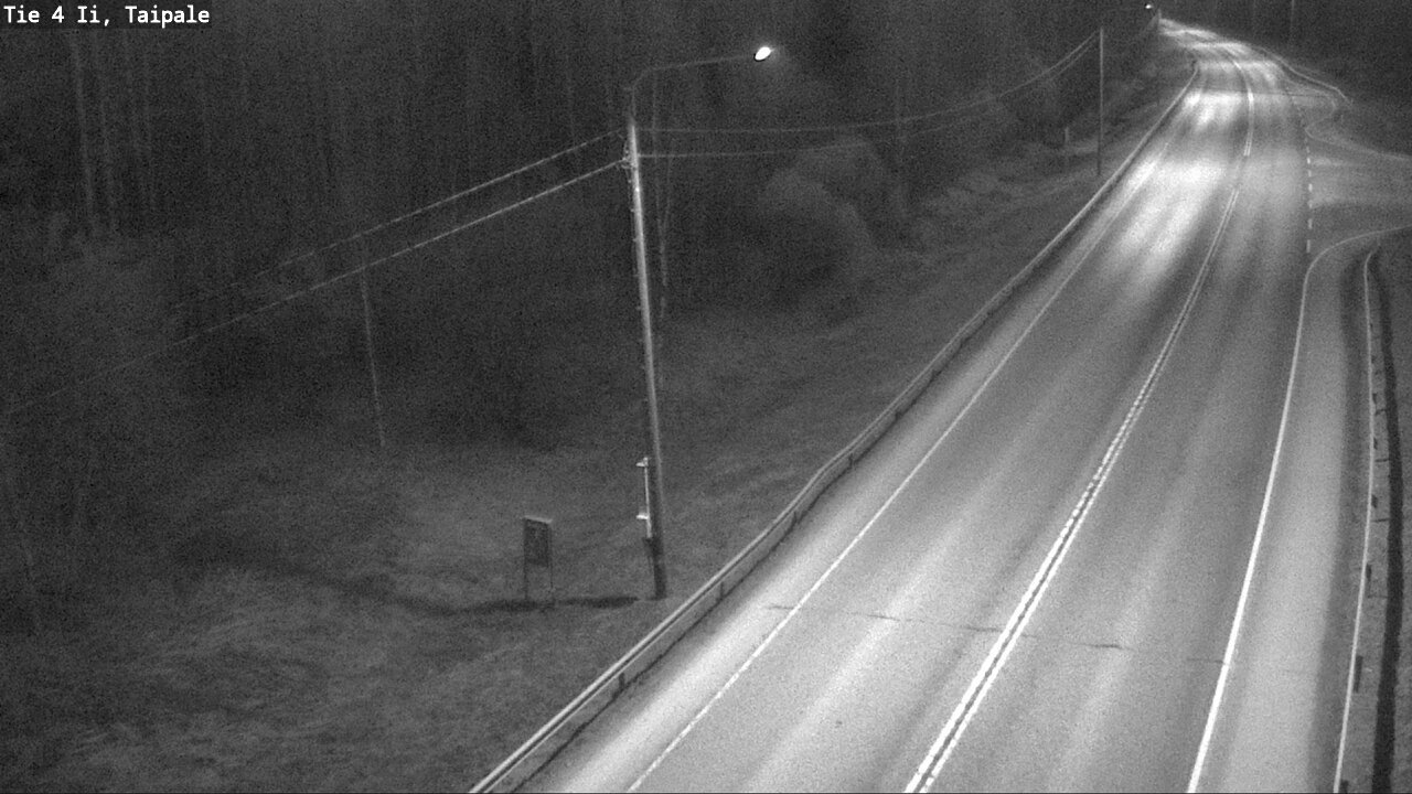 Weather Camera Image Road 4 Ii, Taipale, Ii, Pohjois-Pohjanmaa