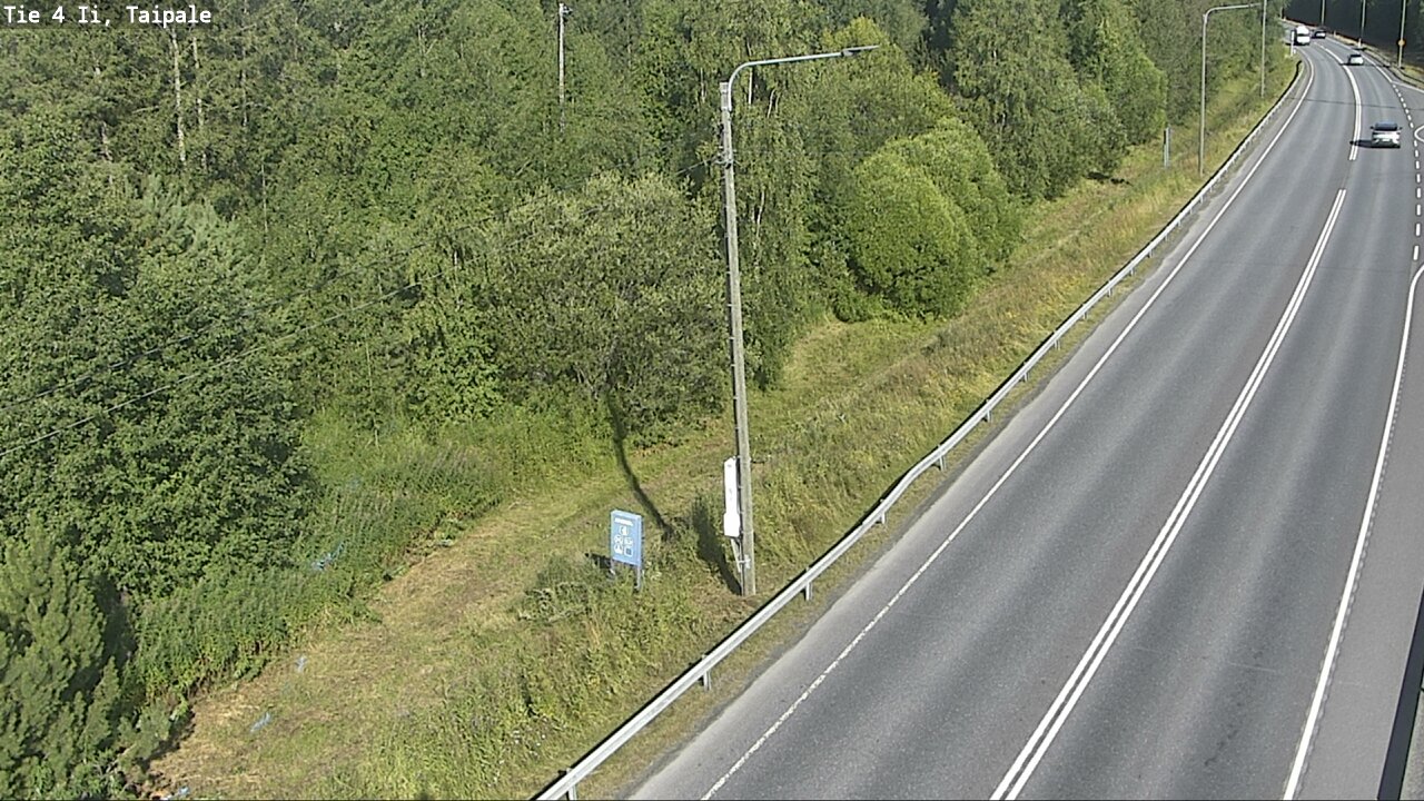 Weather Camera Image Road 4 Ii, Taipale, Ii, Pohjois-Pohjanmaa