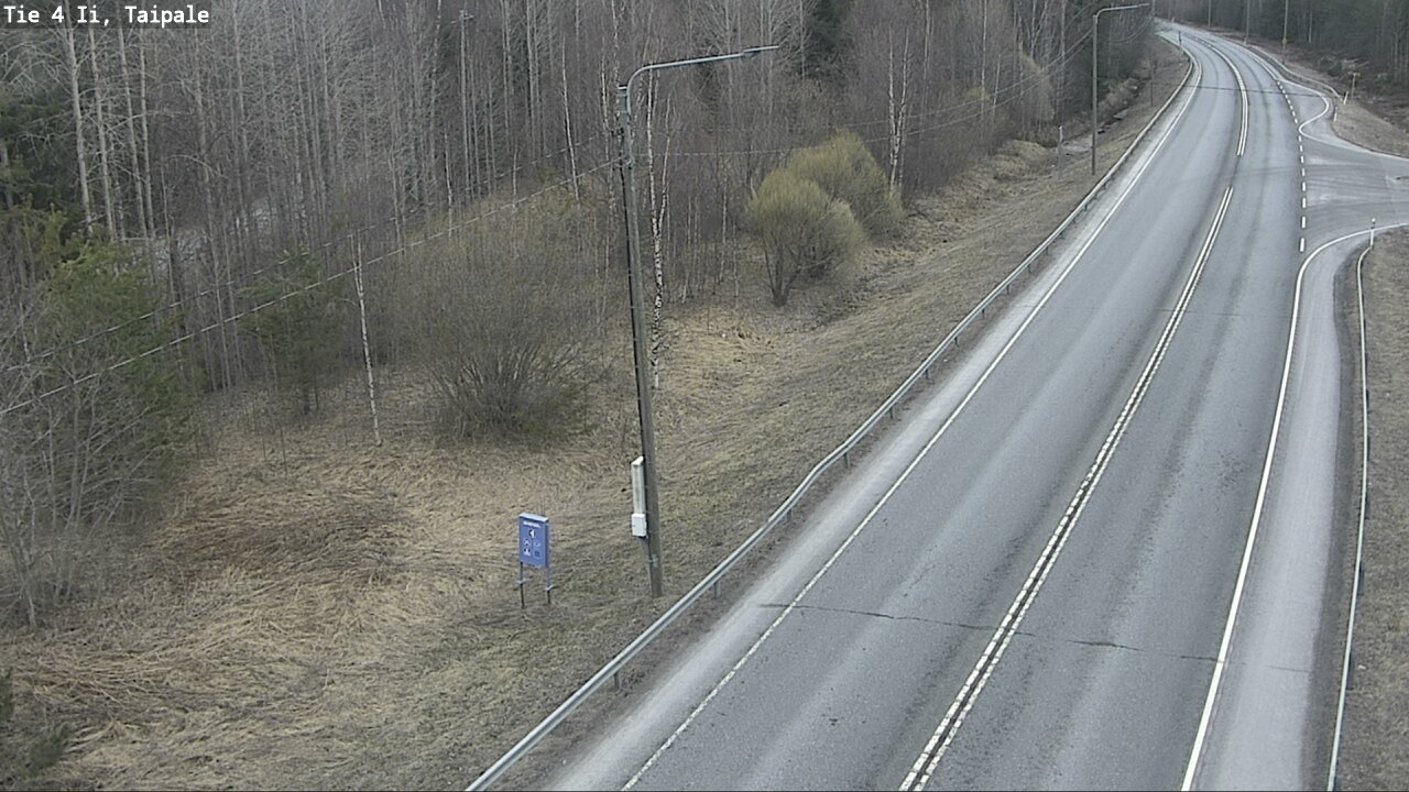 Weather Camera Image Road 4 Ii, Taipale, Ii, Pohjois-Pohjanmaa