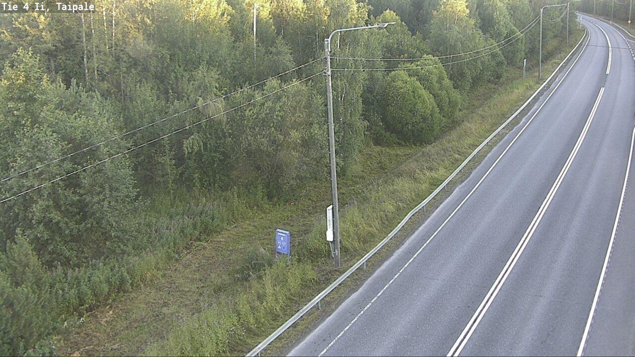 Weather Camera Image Road 4 Ii, Taipale, Ii, Pohjois-Pohjanmaa
