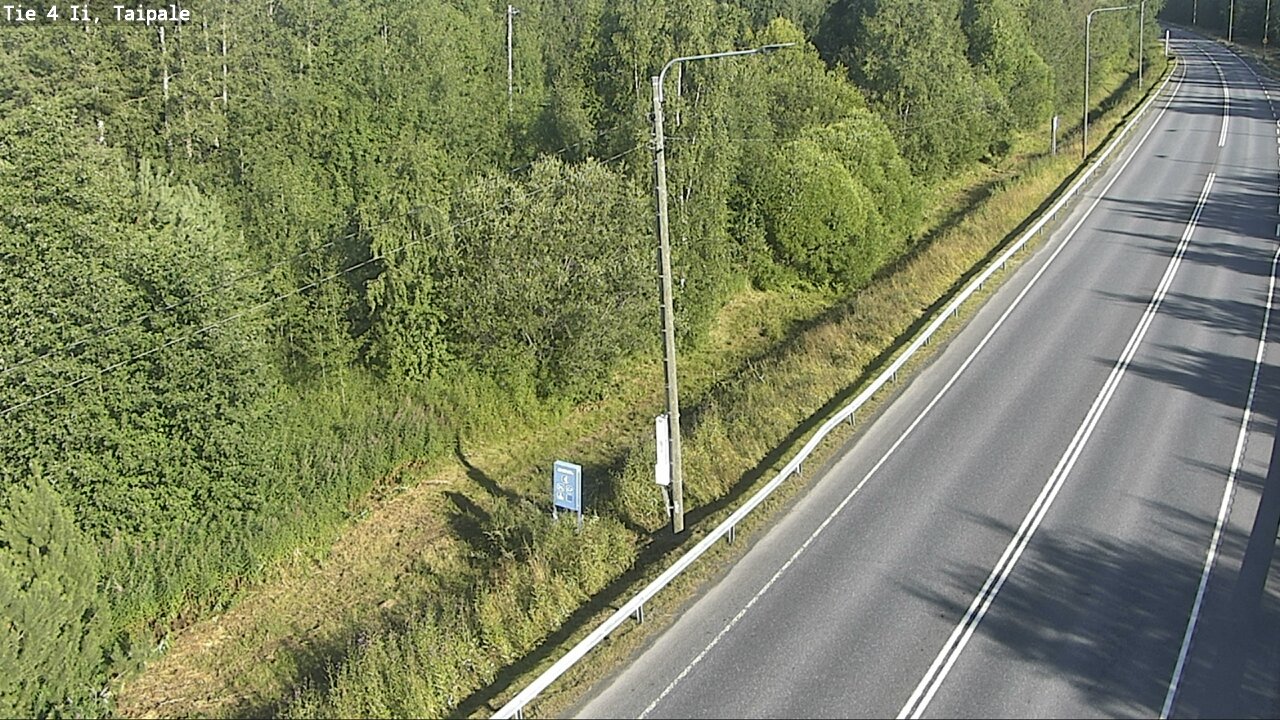 Weather Camera Image Road 4 Ii, Taipale, Ii, Pohjois-Pohjanmaa